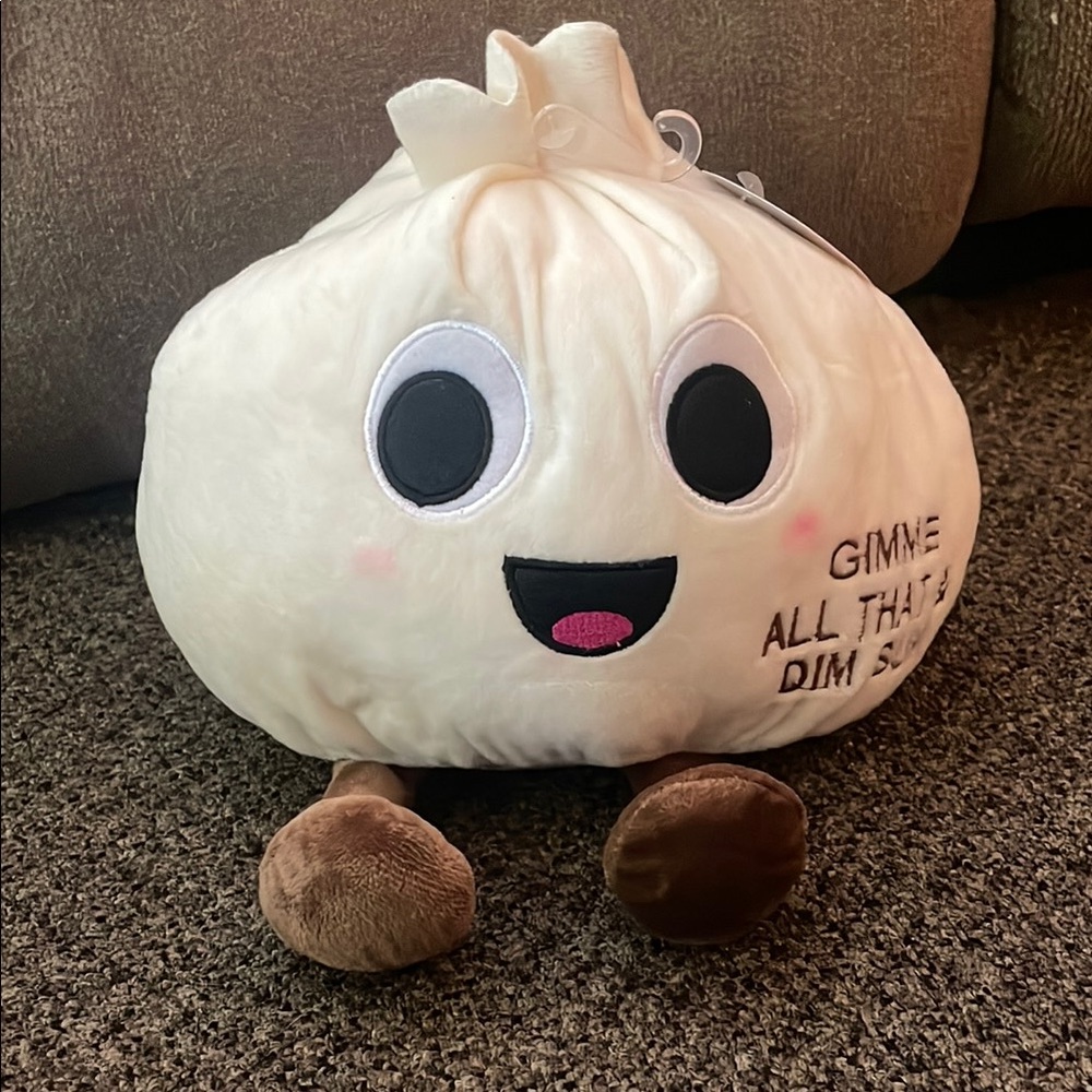 Cute White Dumpling Snack Ums Plush